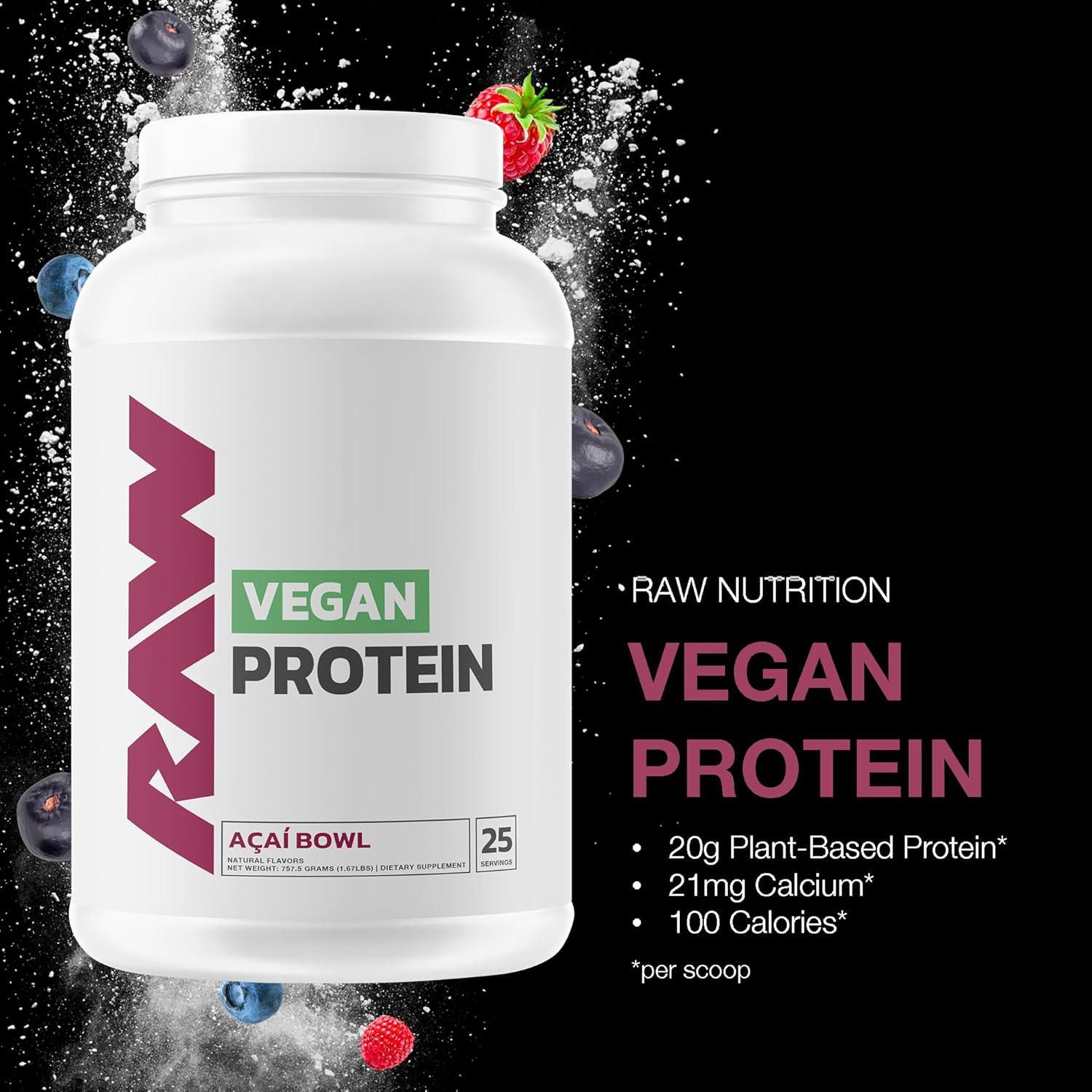 Proteína Vegana RAW Tazón de Acai 20g - 25 Porciones
