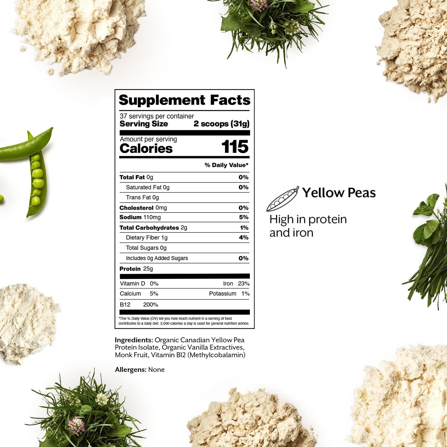 Proteína Vegana ProMix 2.27kg Vainilla 25g Proteína Guisante