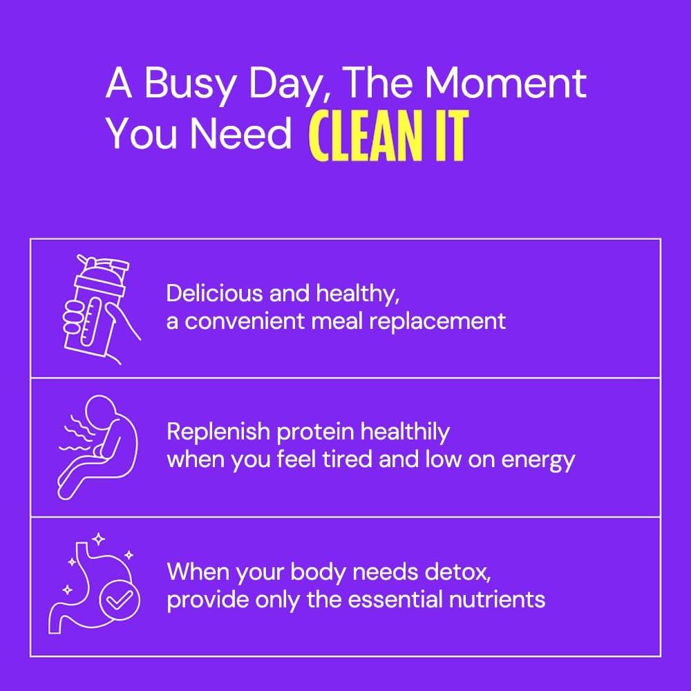 Cleanit Proteína Vegana Frijol Negro 520g Sin Azúcar