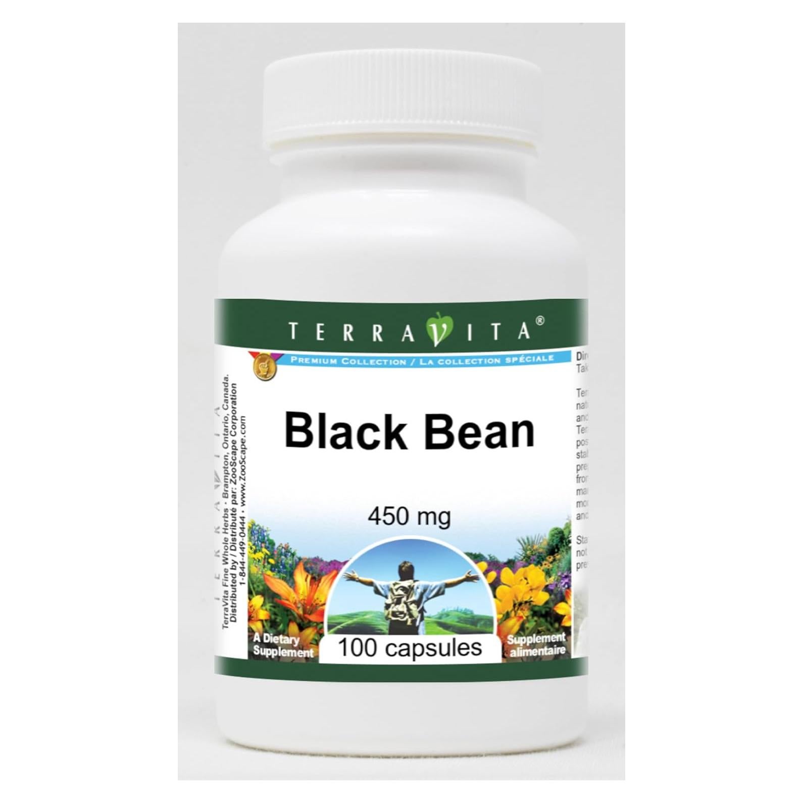 Frijol Negro TerraVita 450 mg - 100 Cápsulas Sin Rellenos