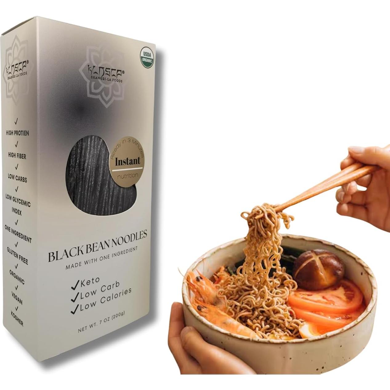 Pasta de Proteína de Frijol Negro Orgánica KLDSCP 6 Paquetes