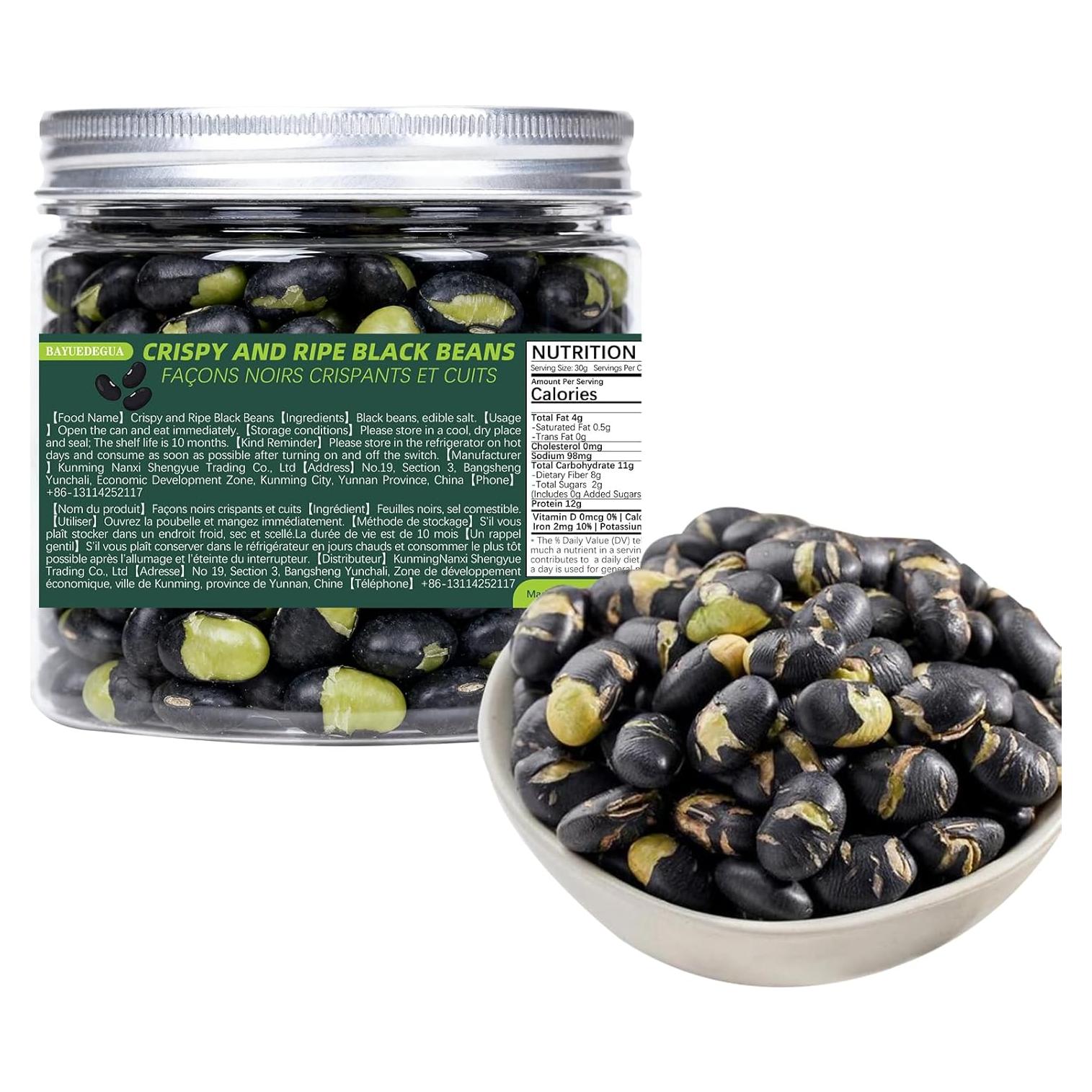 Frijoles Negros Crujientes BAYUEDEGUA 180g - Alto en Proteínas