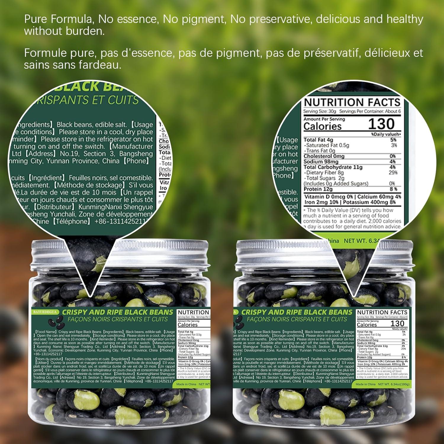 Frijoles Negros Crujientes BAYUEDEGUA 180g - Alto en Proteínas