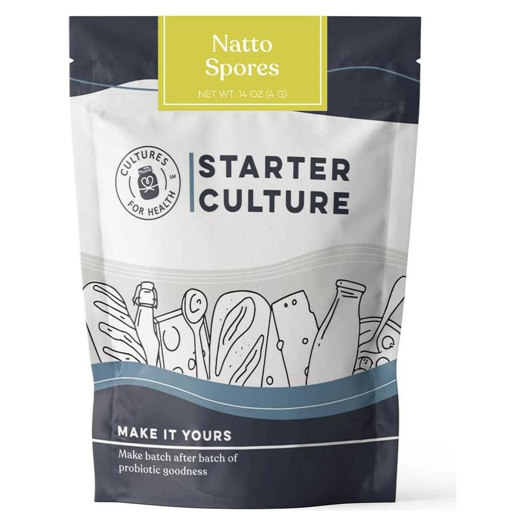 Esporas de Inicio de Natto Cultures For Health - 4 Paquetes