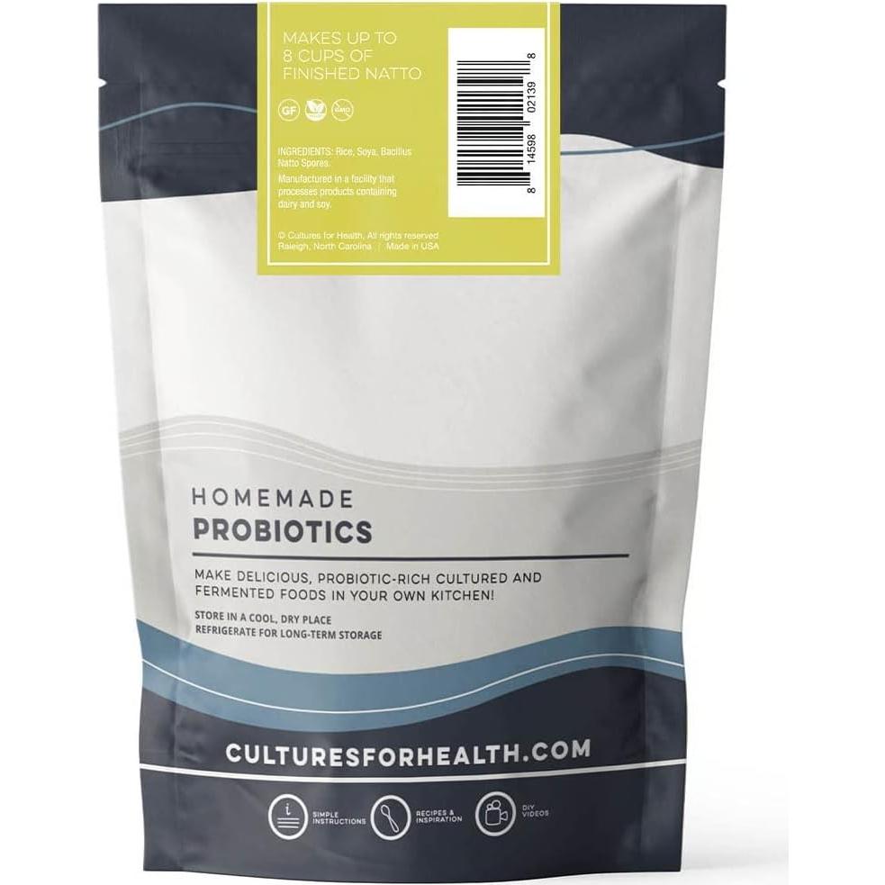 Esporas de Inicio de Natto Cultures For Health - 4 Paquetes