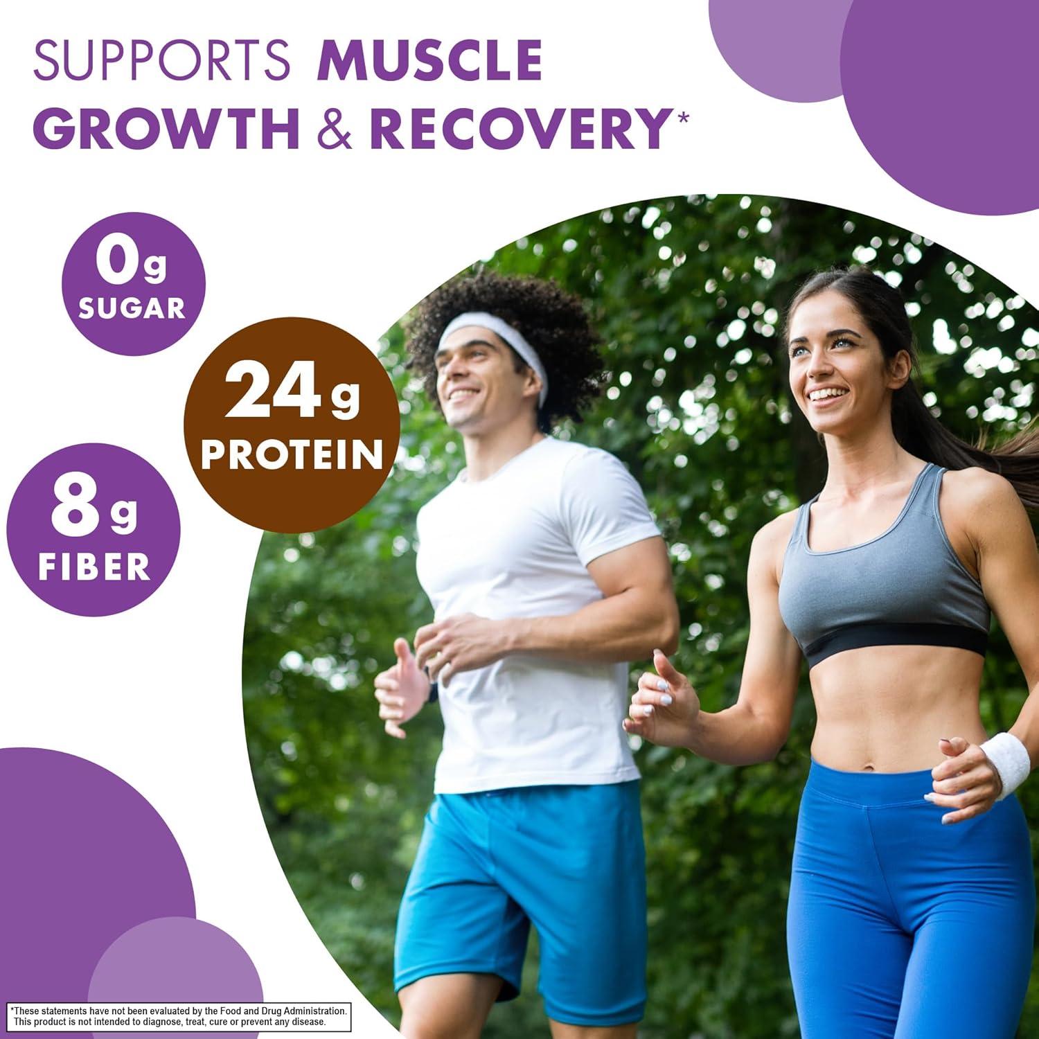 Polvo de Proteína Vegetal Orgánica BlueBonnet 24g Chocolate