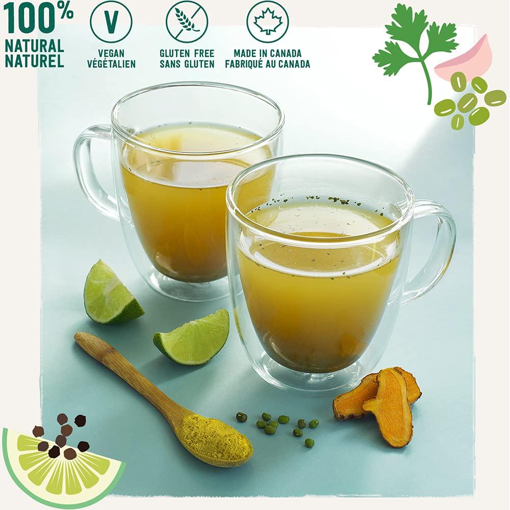 Polvo de Caldo Vegetal Moong Pani 108.5g Ajo Asado y Cúrcuma