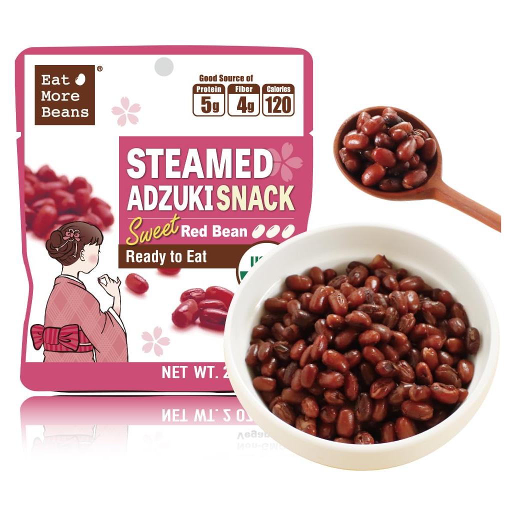 Snack de Frijoles Adzuki Orgánicos Coma Más Frijoles 10 Paquetes