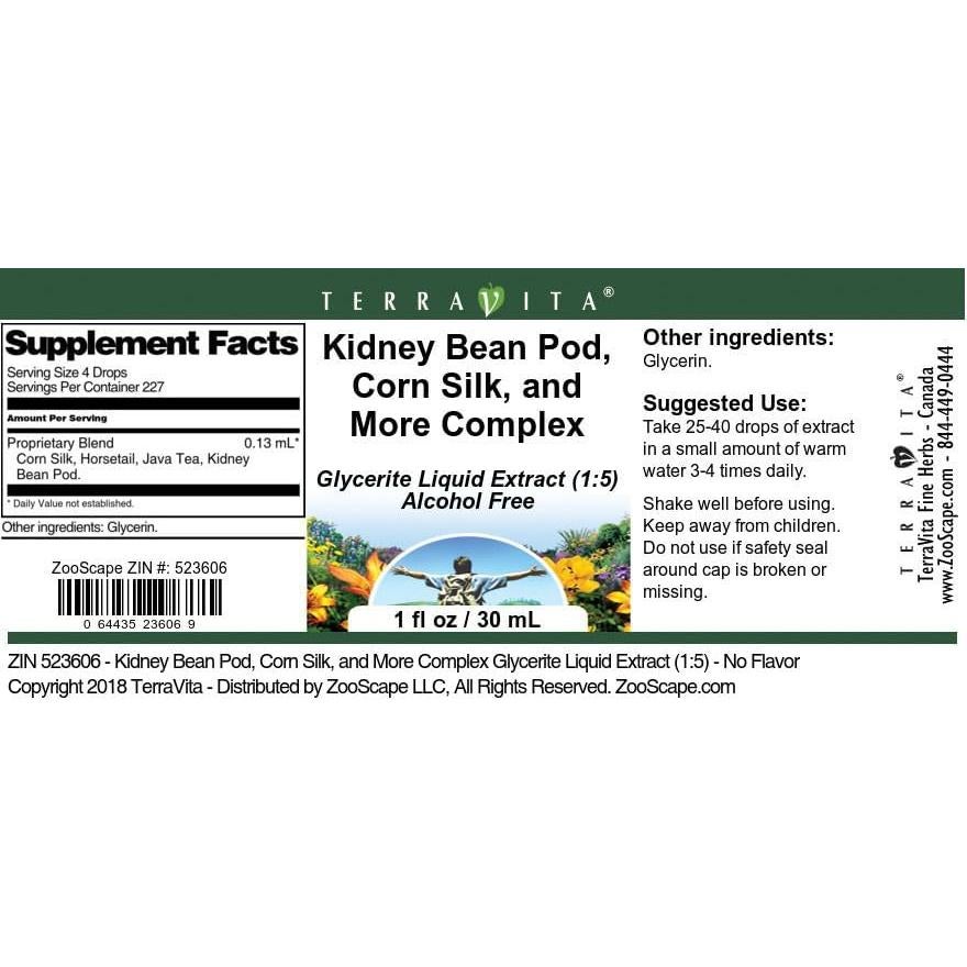 Extracto Líquido de Vaina de Frijol Rojo TerraVita 28.35 g