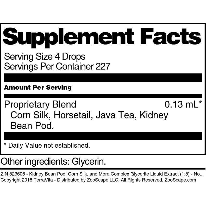 Extracto Líquido de Vaina de Frijol Rojo TerraVita 28.35 g