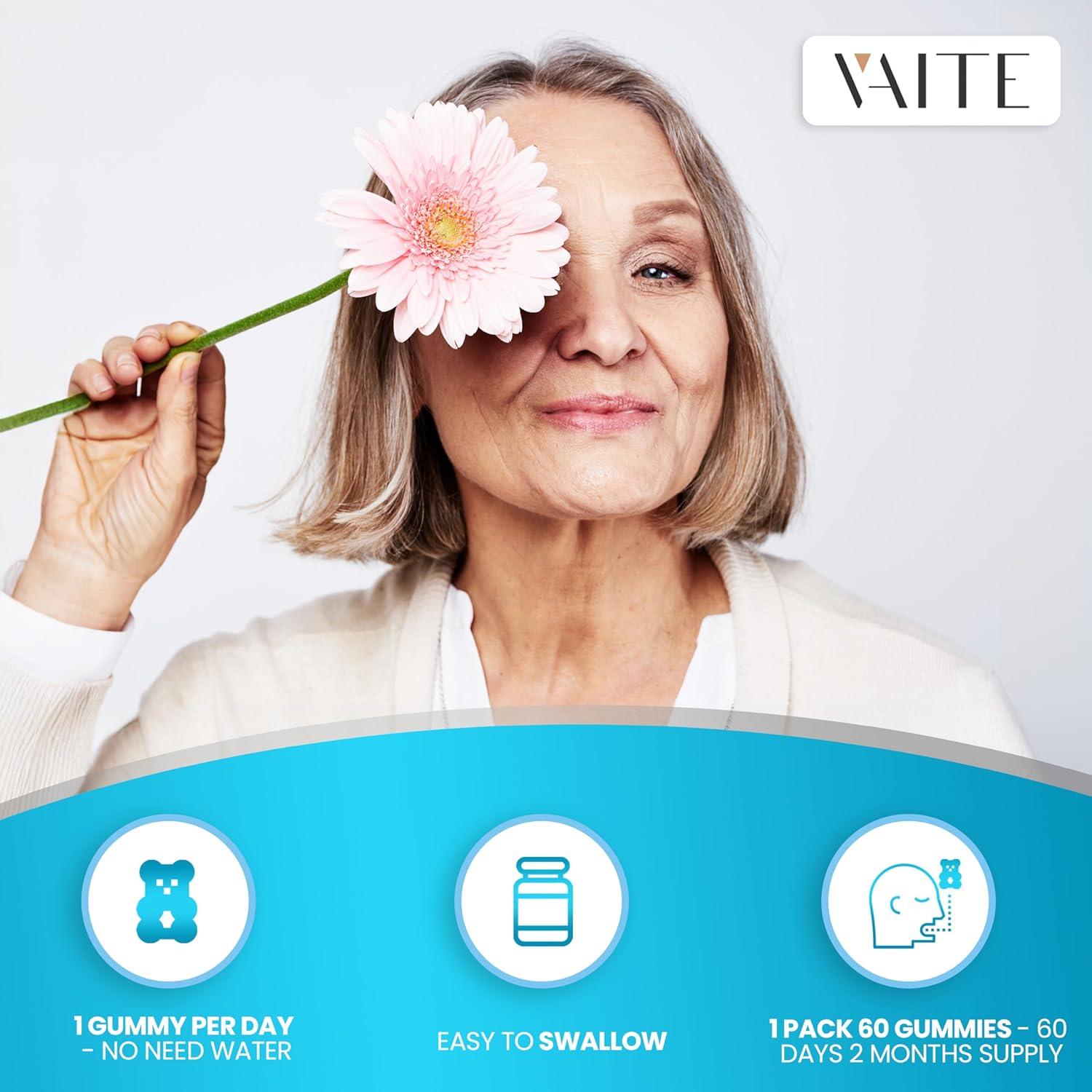 Suplemento de Isoflavonas de Soja VAITE - 60 Gominolas Veganas para Menopausia