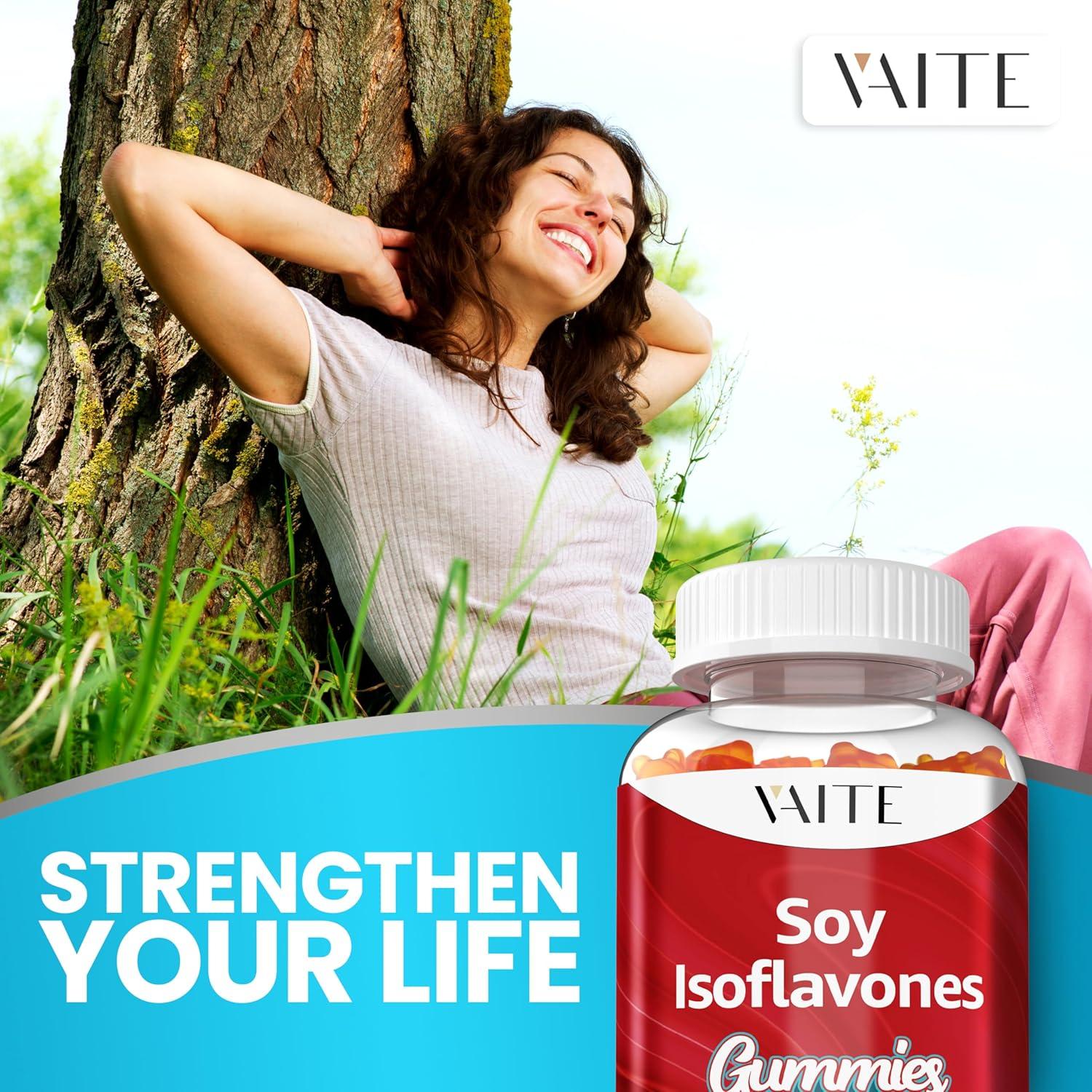 Suplemento de Isoflavonas de Soja VAITE - 60 Gominolas Veganas para Menopausia