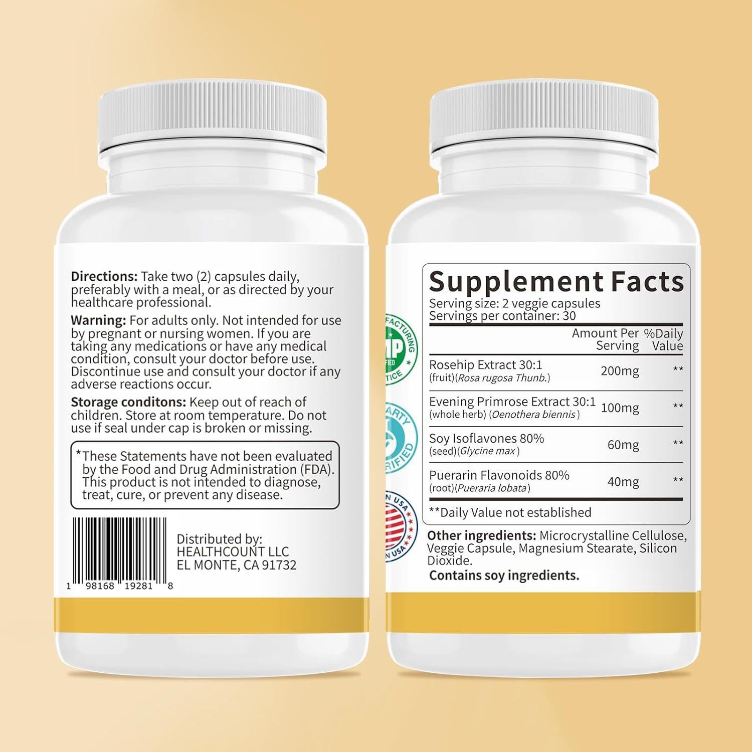 Suplemento Hormonal 4 en 1 RUNICA 60 Cápsulas Veganas