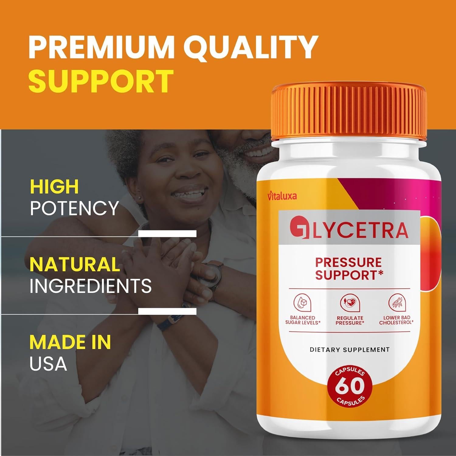 Cápsulas Glycetra 120 Ct - Suplemento Natural de Energía