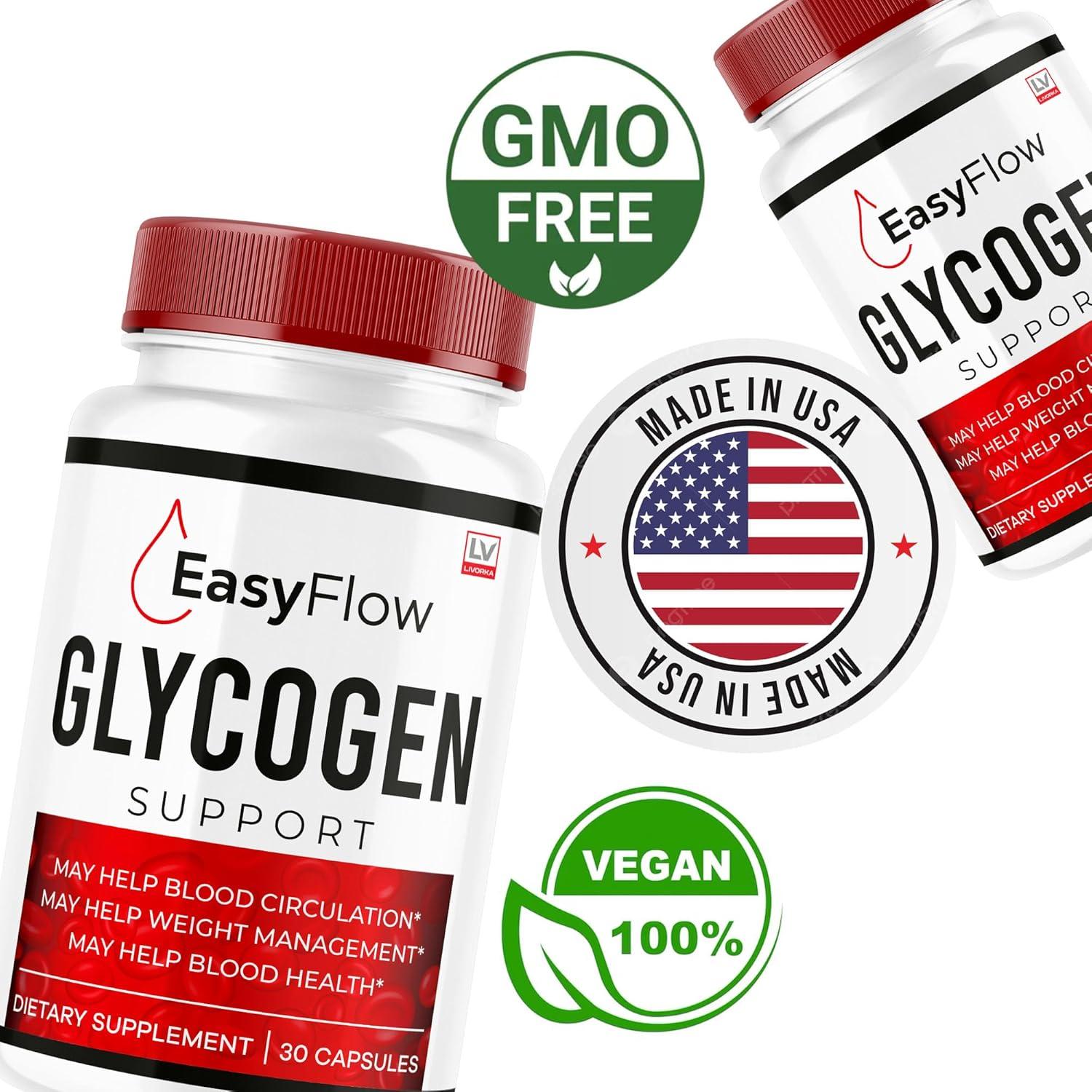 Suplemento de Glucógeno Easy Flow - 30 Cápsulas Veganas