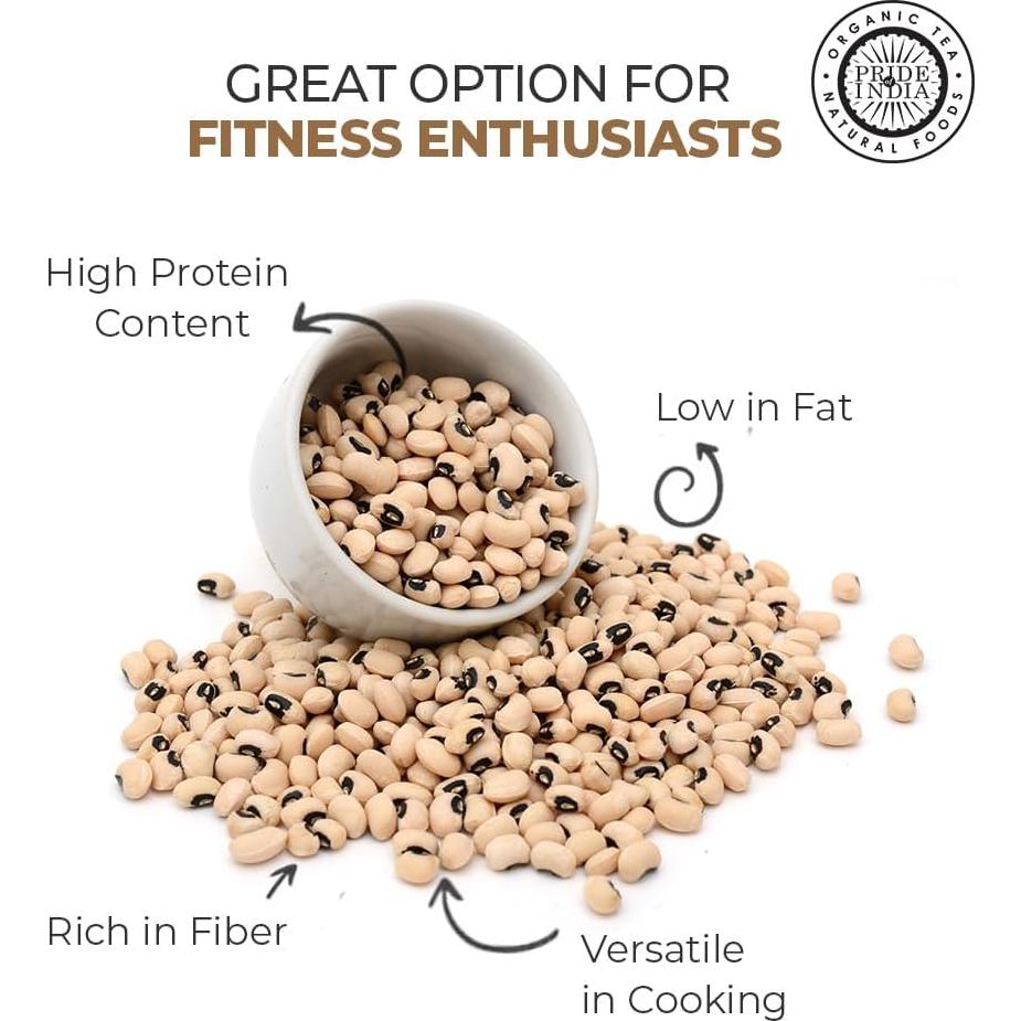 Guisantes Negros Enteros Orgullo de India - 1.36 kg, Ricos en Proteínas