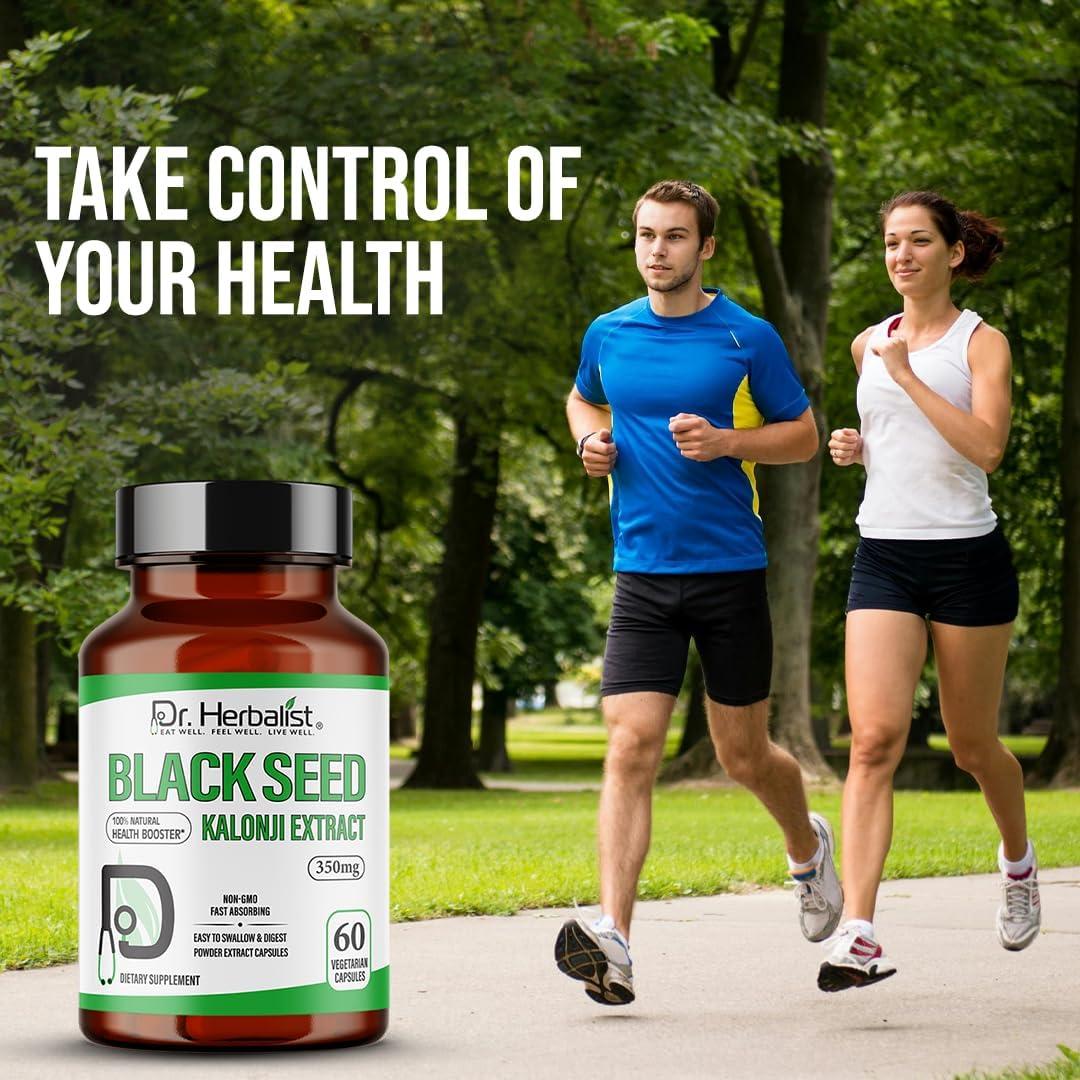 Extracto de Semilla Negra Dr. HERBALIST 350mg - 60 Cápsulas Veganas