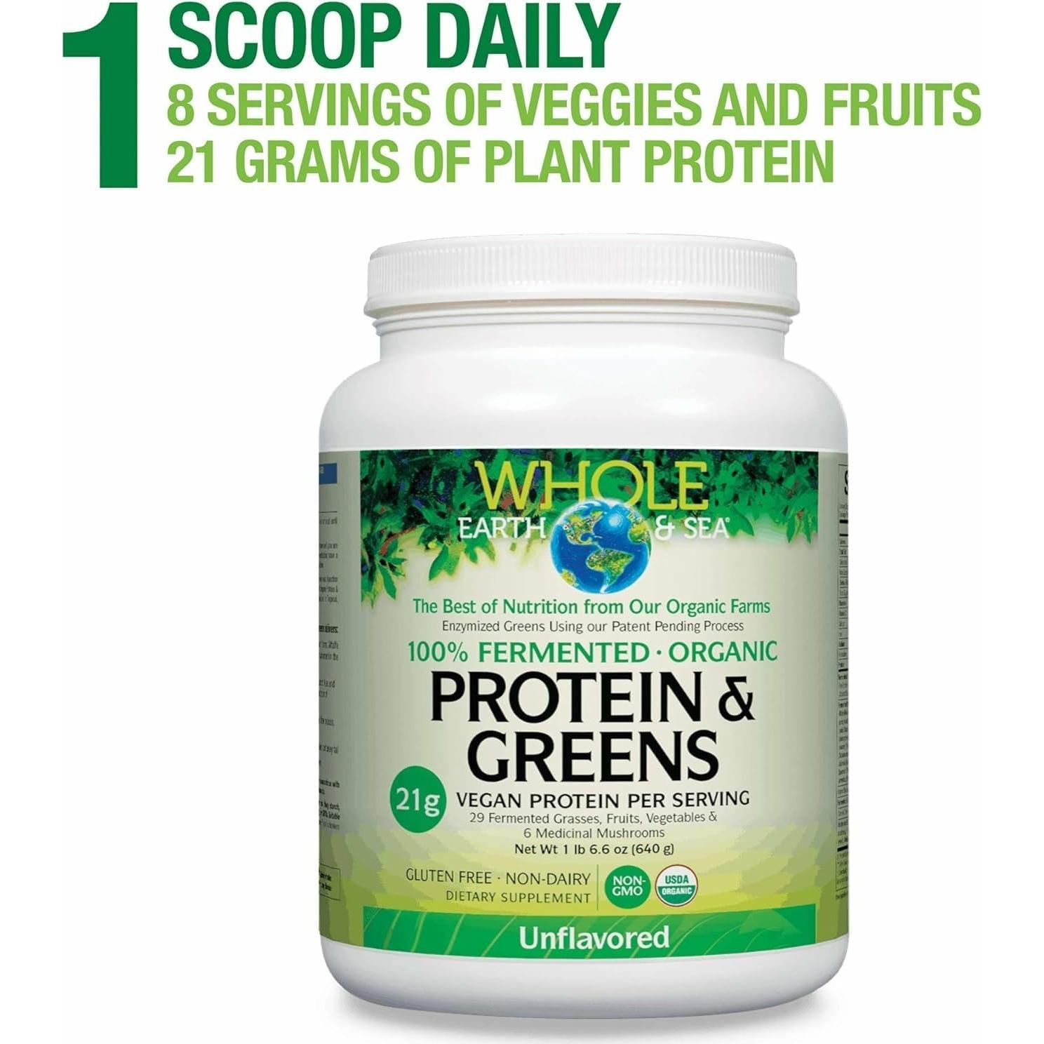 Suplemento Alimenticio Vegano Tierra y Mar 0.64 kg Sin Sabor