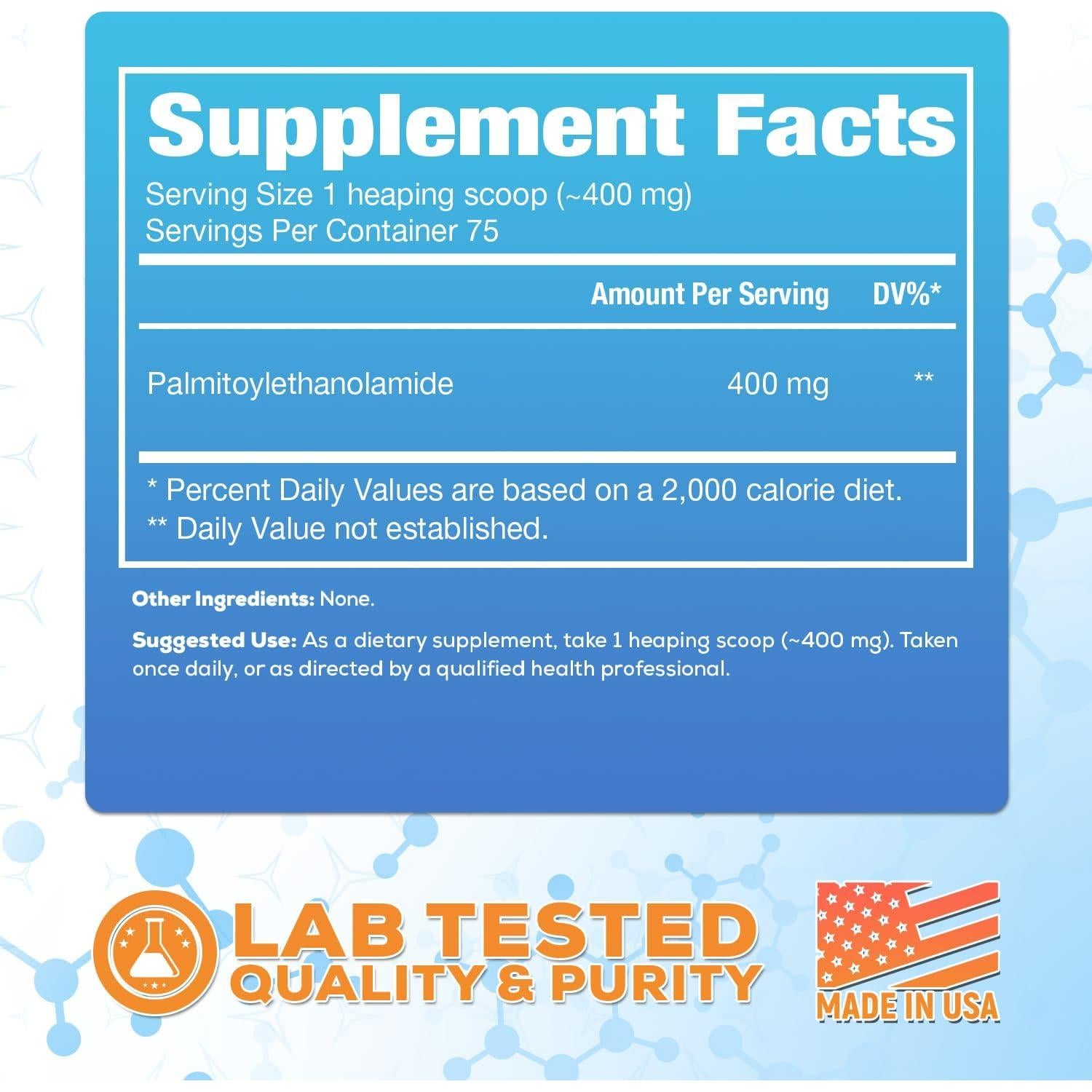 Polvo de Palmitoiletanolamida 400mg Harvest Naturals 30g