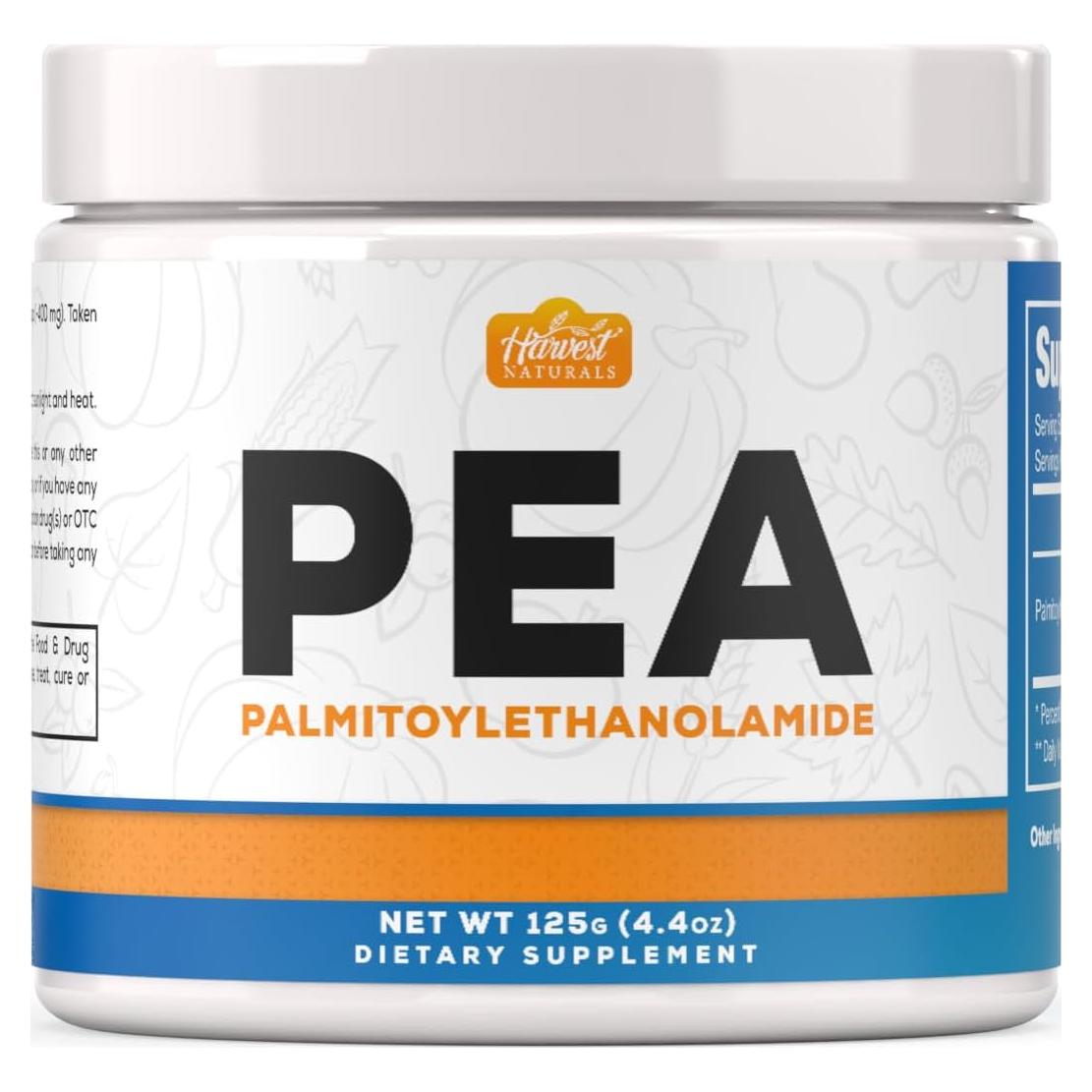 Polvo de Palmitoiletanolamida PEA 400mg 125g - Suplemento Natural