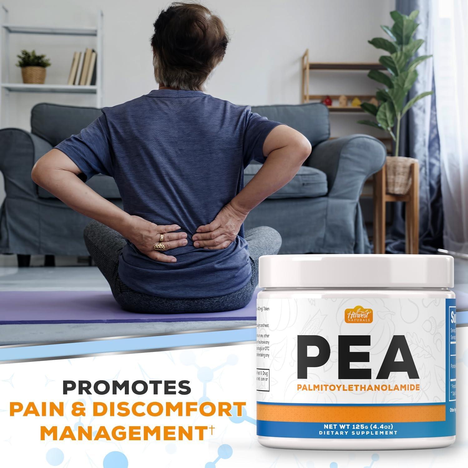 Polvo de Palmitoiletanolamida PEA 400mg 125g - Suplemento Natural