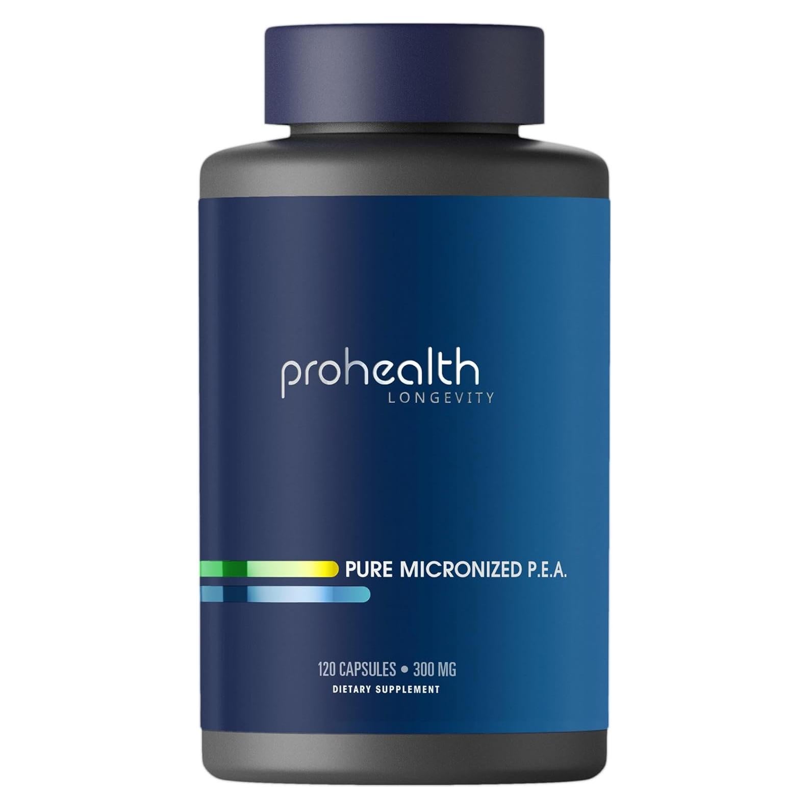 P.E.A. Micronizado Puro ProHealth 300 mg - 120 Cápsulas