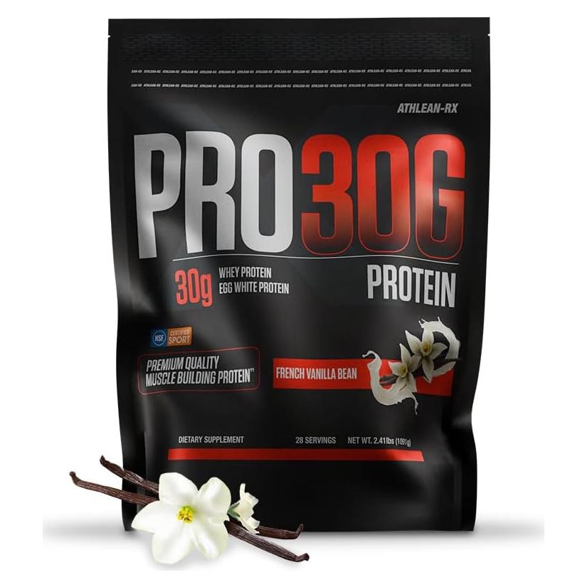 Proteína de Suero ATHLEAN-X PRO-30G 1.26kg Vainilla Sin Gluten