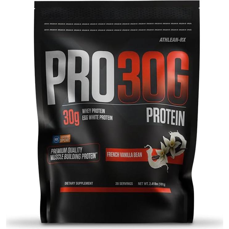Proteína de Suero ATHLEAN-X PRO-30G 1.26kg Vainilla Sin Gluten