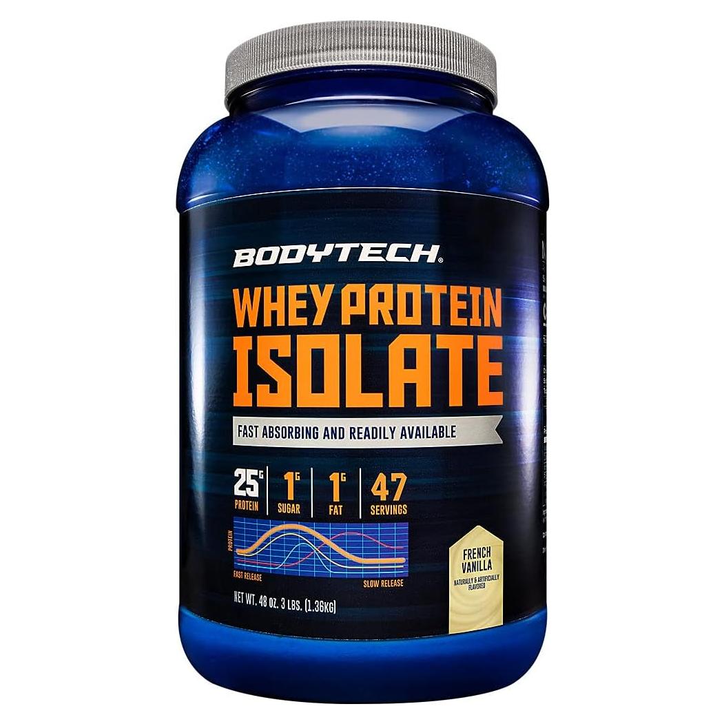 BODYTECH Aislado de Proteína de Suero Vainilla 1.36kg 25g/porción