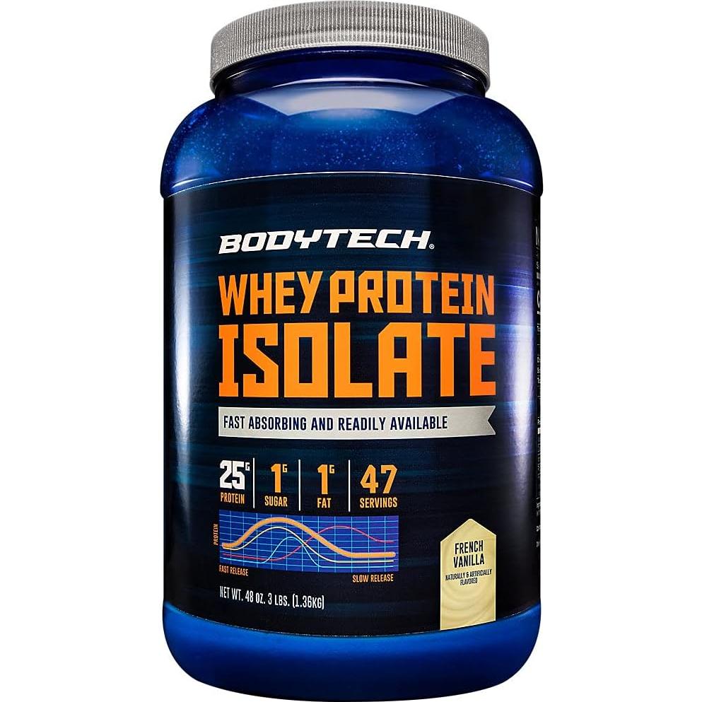 BODYTECH Aislado de Proteína de Suero Vainilla 1.36kg 25g/porción