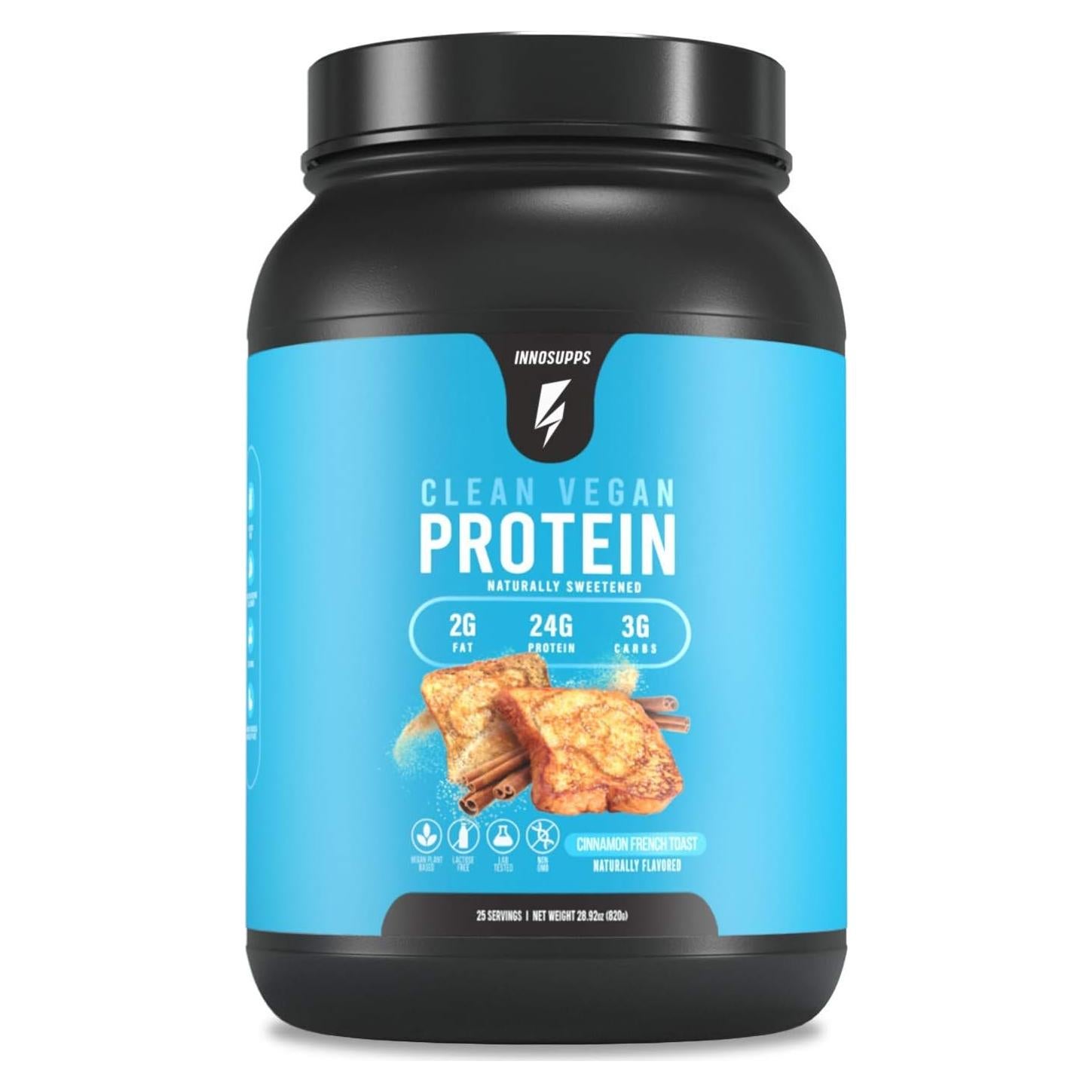 Proteína Vegana Limpia InnoSupps 25g - Tostada Francesa Canela