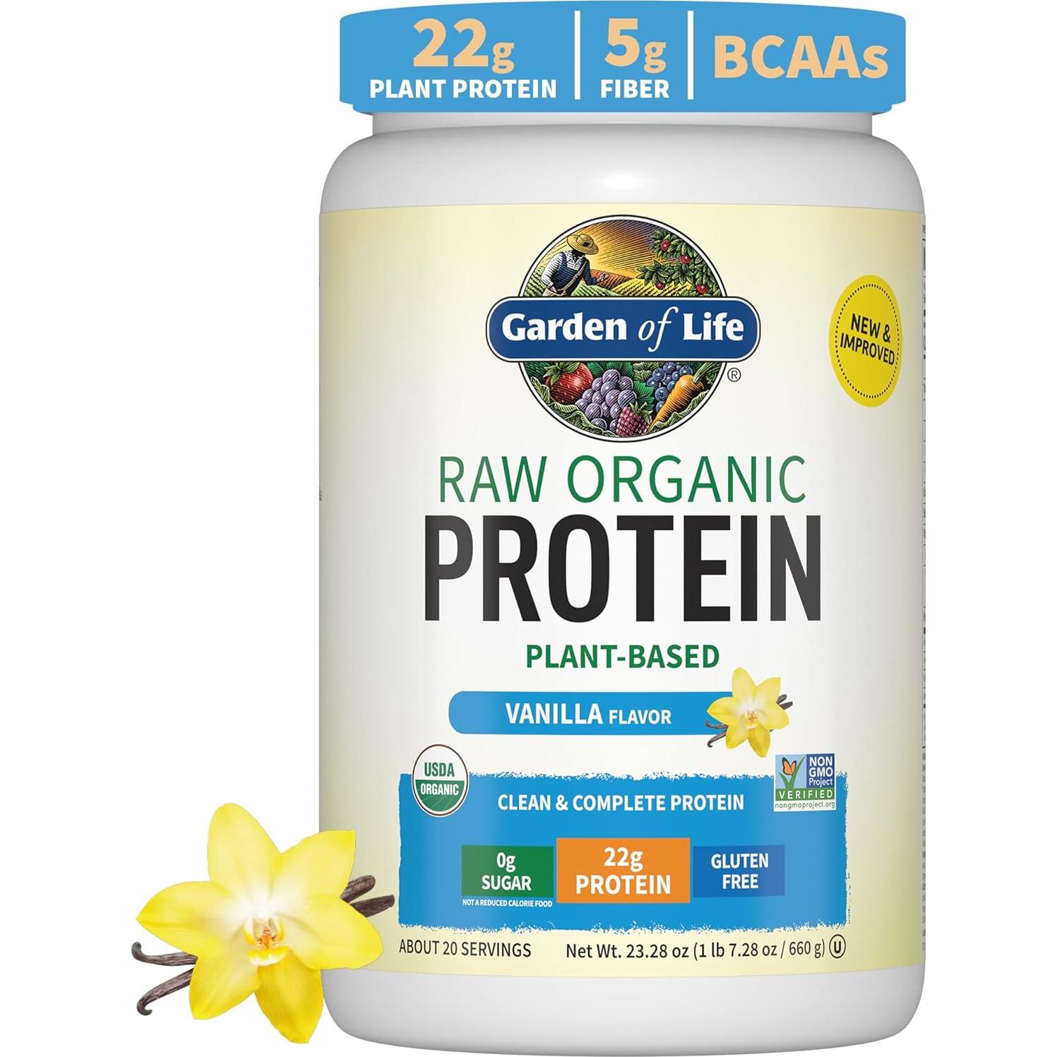 Proteína Vegana Orgánica Garden of Life Vainilla 0.68 kg
