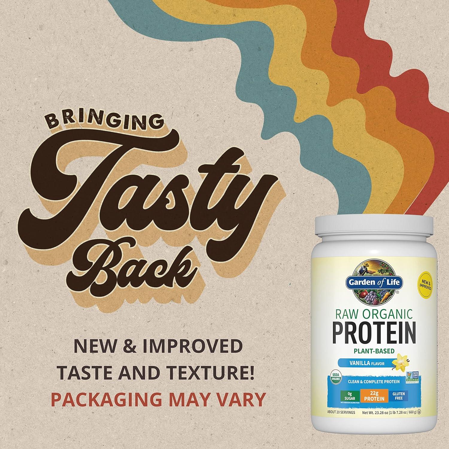 Proteína Vegana Orgánica Garden of Life Vainilla 0.68 kg