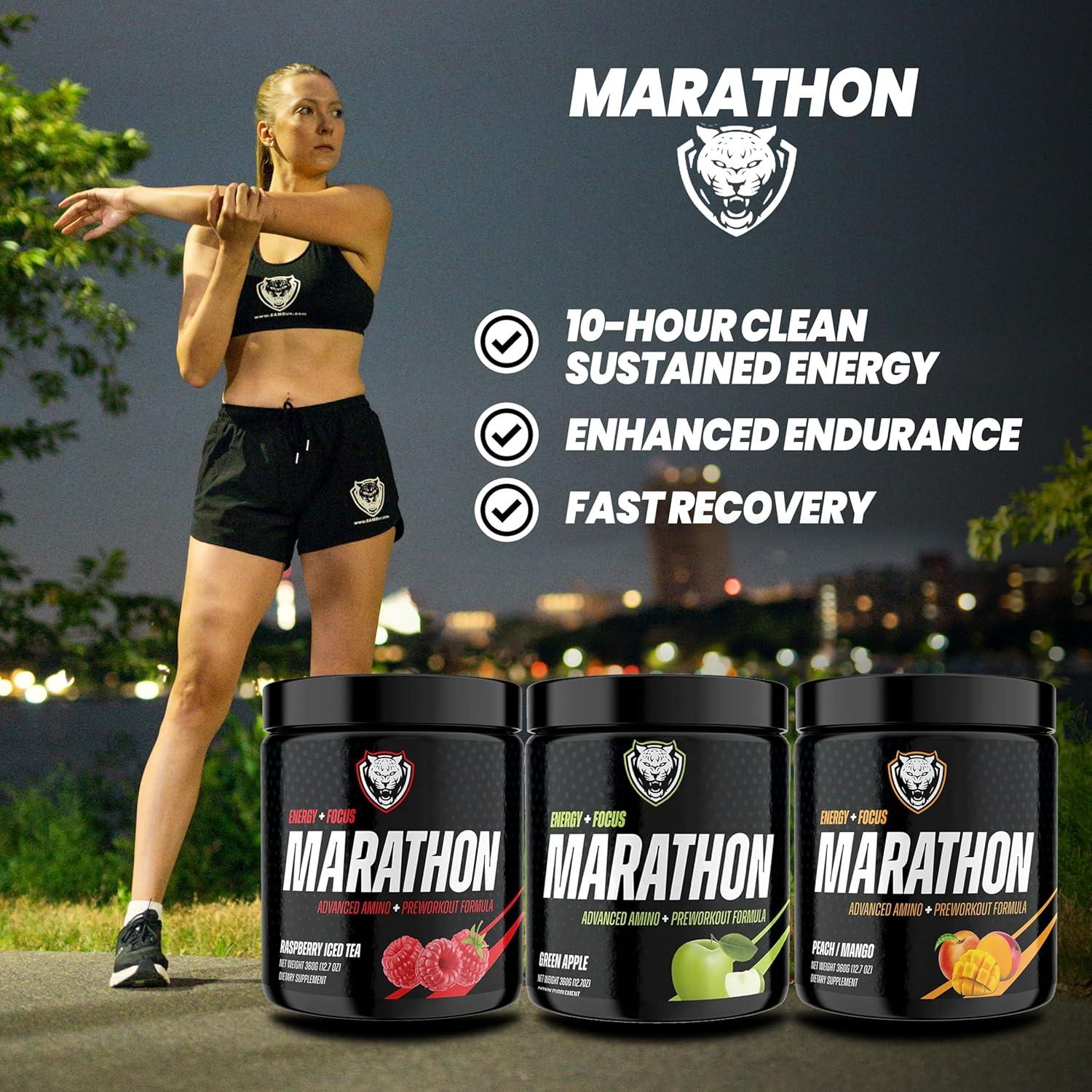 Suplemento Energético 6AM Run Durazno Mango 340g BCAAs