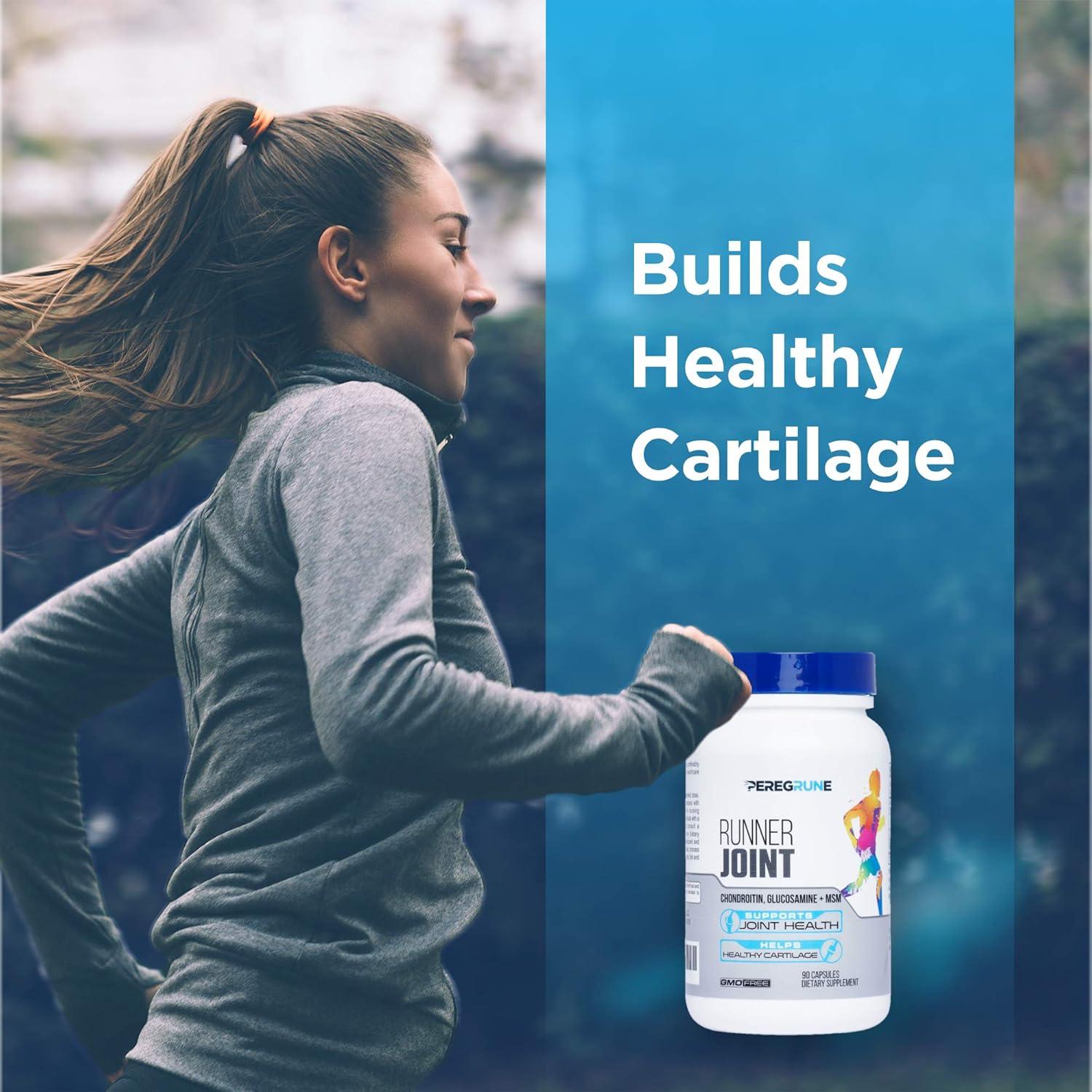 Suplemento Articular Peregrune - Glucosamina, Condroitina, MSM - 90 Cápsulas