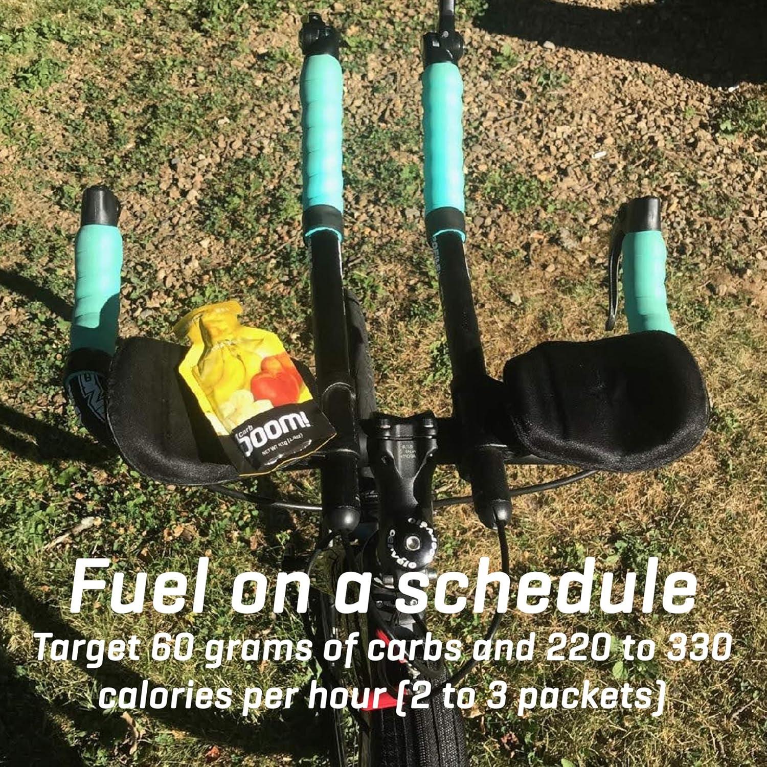 Gel Energético Boom Nutrition Plátano Durazno 28g - Paquete de 24