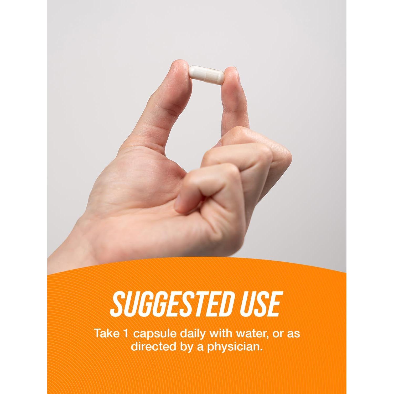 Cápsulas de Cafeína 200mg BulkSupplements - 120 Unidades