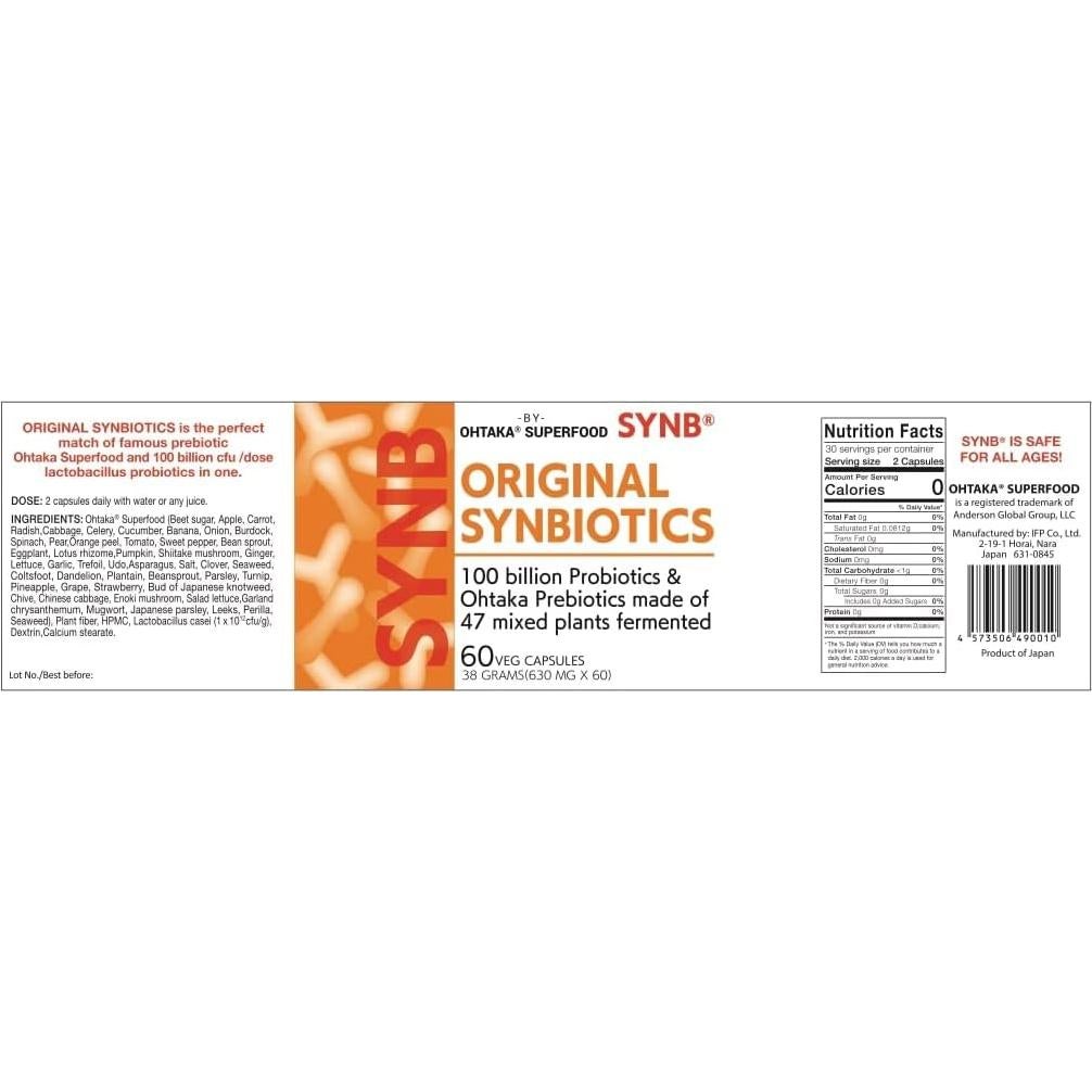 Ohtaka Superfood Sinbiótico 100 Mil Millones CFU 47 Plantas