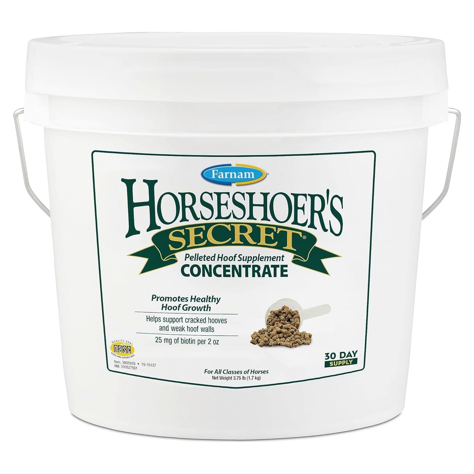 Suplemento de Pezuña en Pellets Horseshoer's Secret 1.7 kg