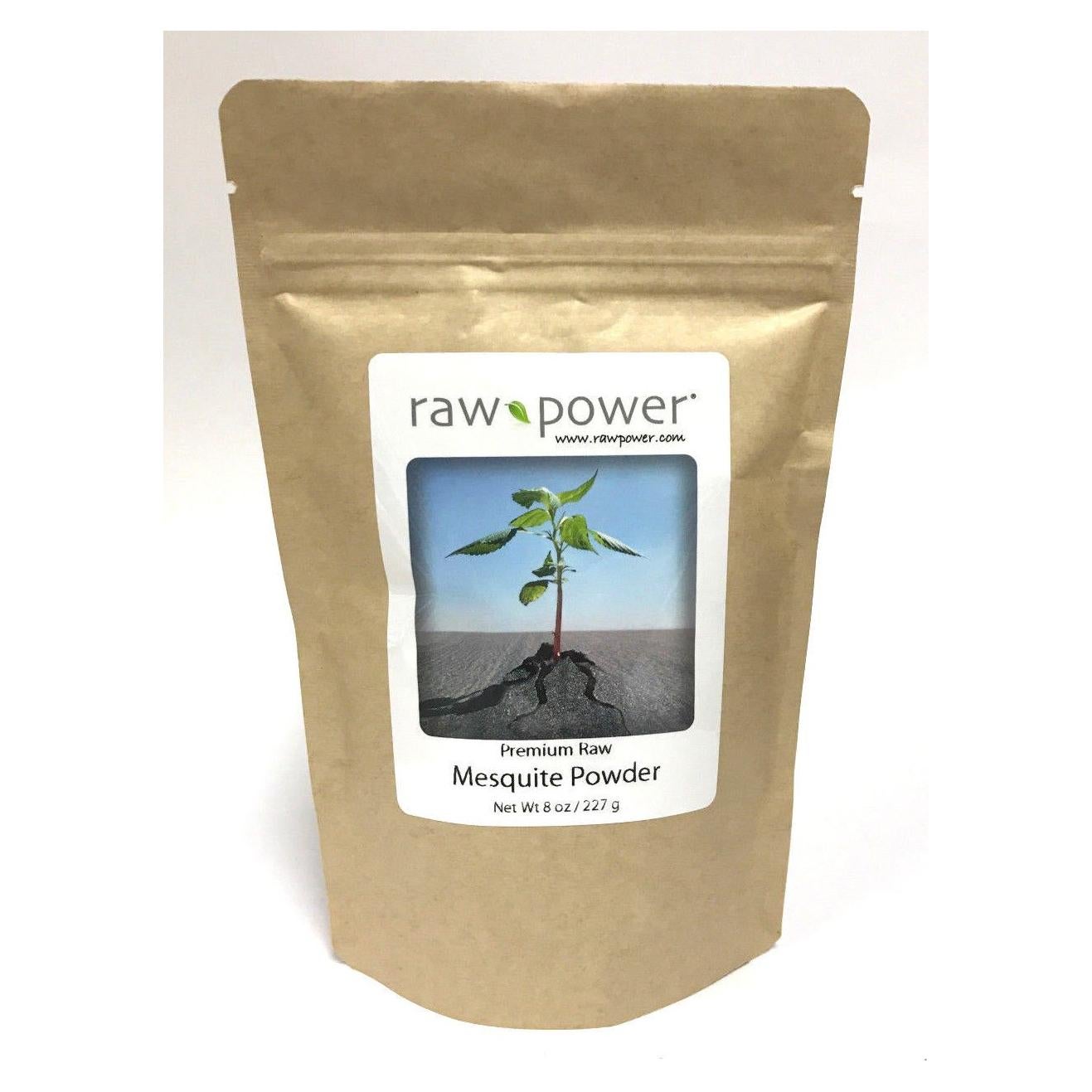 Polvo de Mesquite Crudo Orgánico Raw Power 2x8oz