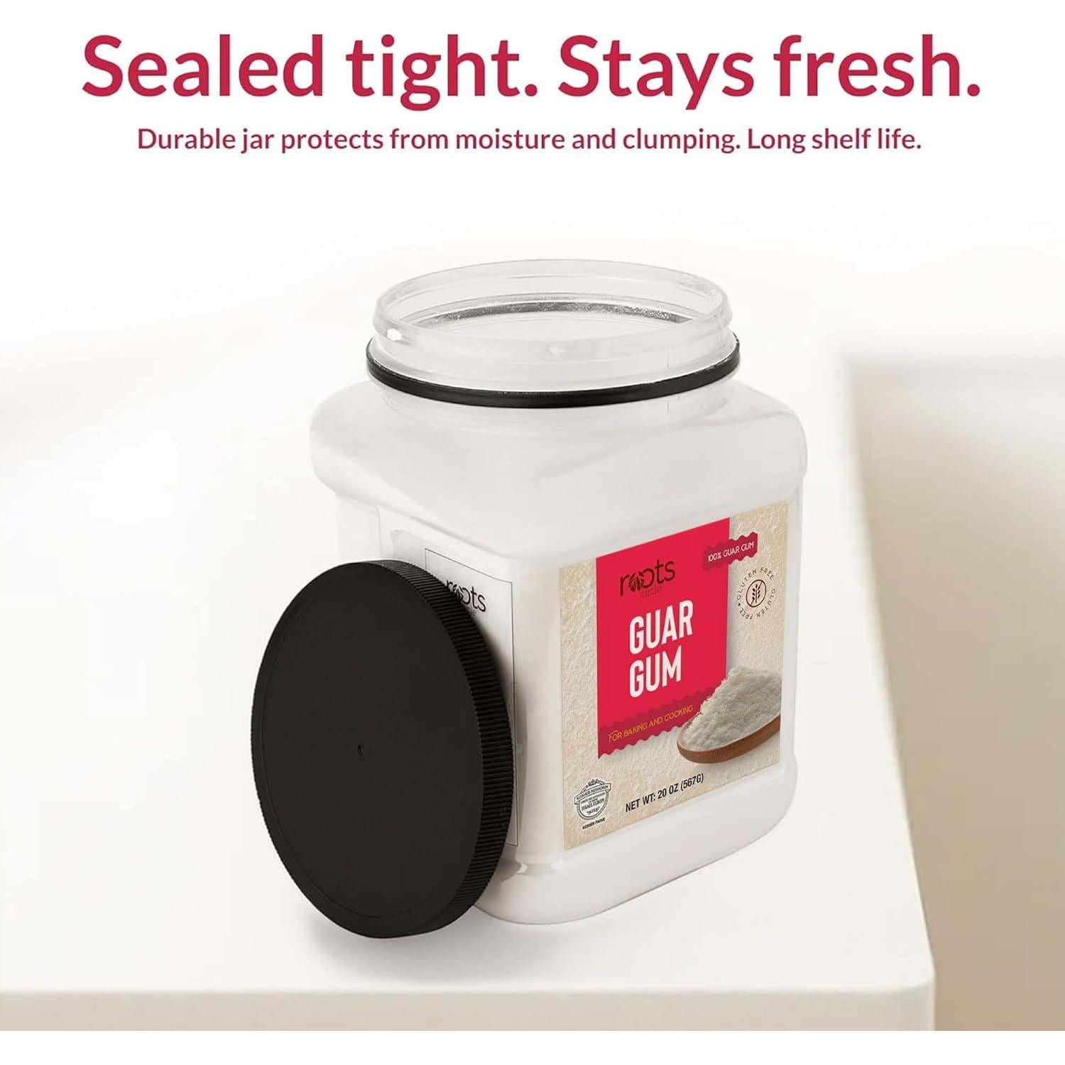 Polvo de Goma Guar Roots Circle 567g - Espesante Natural Vegano