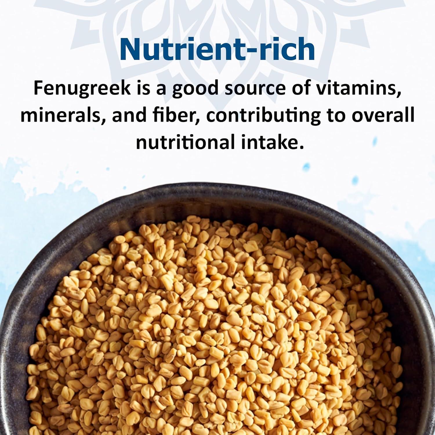 Reddy Naturals Fenu Fiber - Polvo de Fenogreco 120 g - Suplemento Natural