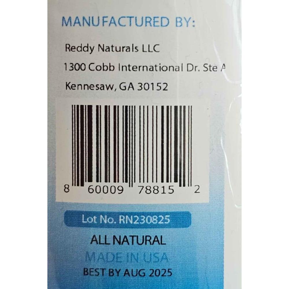 Reddy Naturals Fenu Fiber - Polvo de Fenogreco 120 g - Suplemento Natural