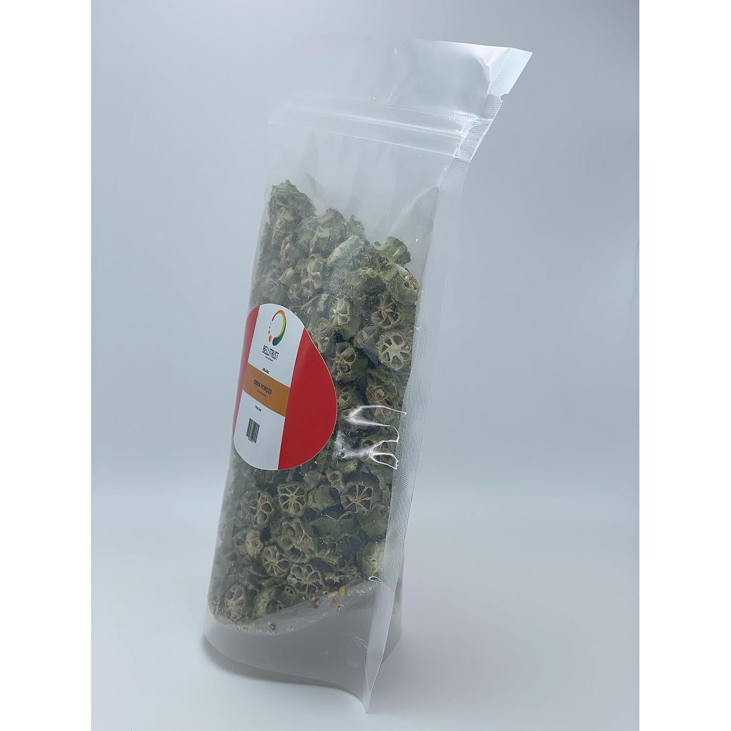 Polvo de Okra Seco 100% Bellitrust - 3 Unidades