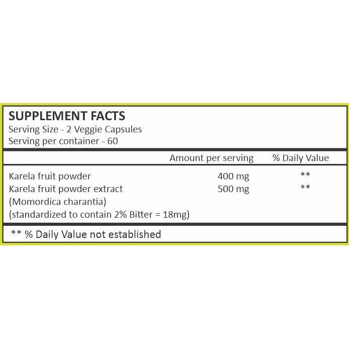 Cápsulas de Melón Amargo Herbal Hills 120 unidades 900 mg