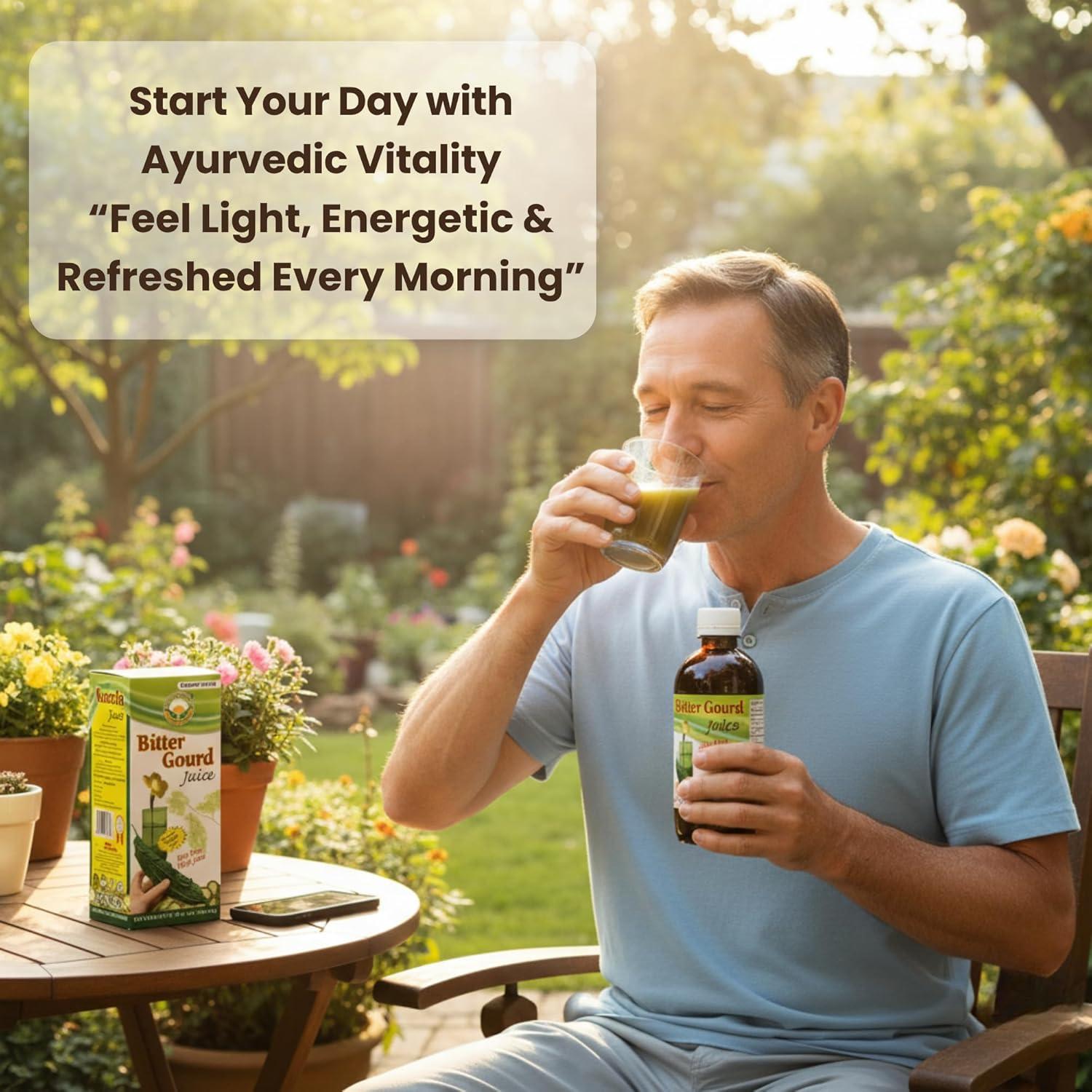 Jugo de Karela Ayurveda Básica 960ml - Natural y Sin Azúcar