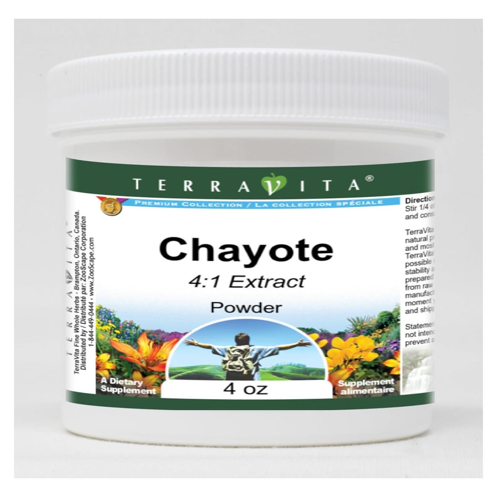 Chayote 4:1 Polvo TerraVita 113.4 g - Paquete de 3