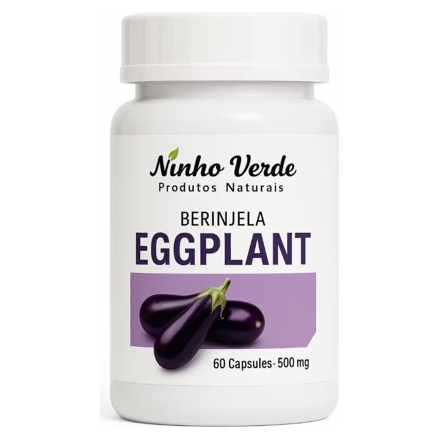 Cápsulas de Berenjena Ninho Verde 500mg - 60 Unidades - Vegano