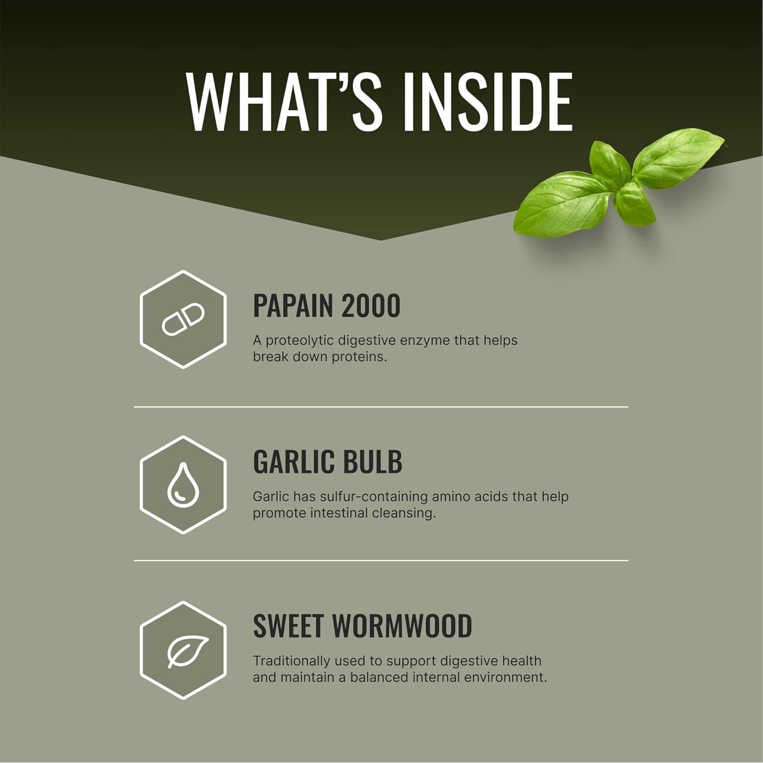 Cápsulas Parastrin Ciencia Aprobada - 60 Unidades - Vegano