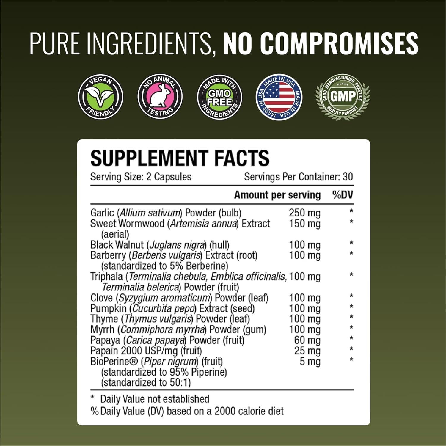 Cápsulas Parastrin Ciencia Aprobada - 60 Unidades - Vegano